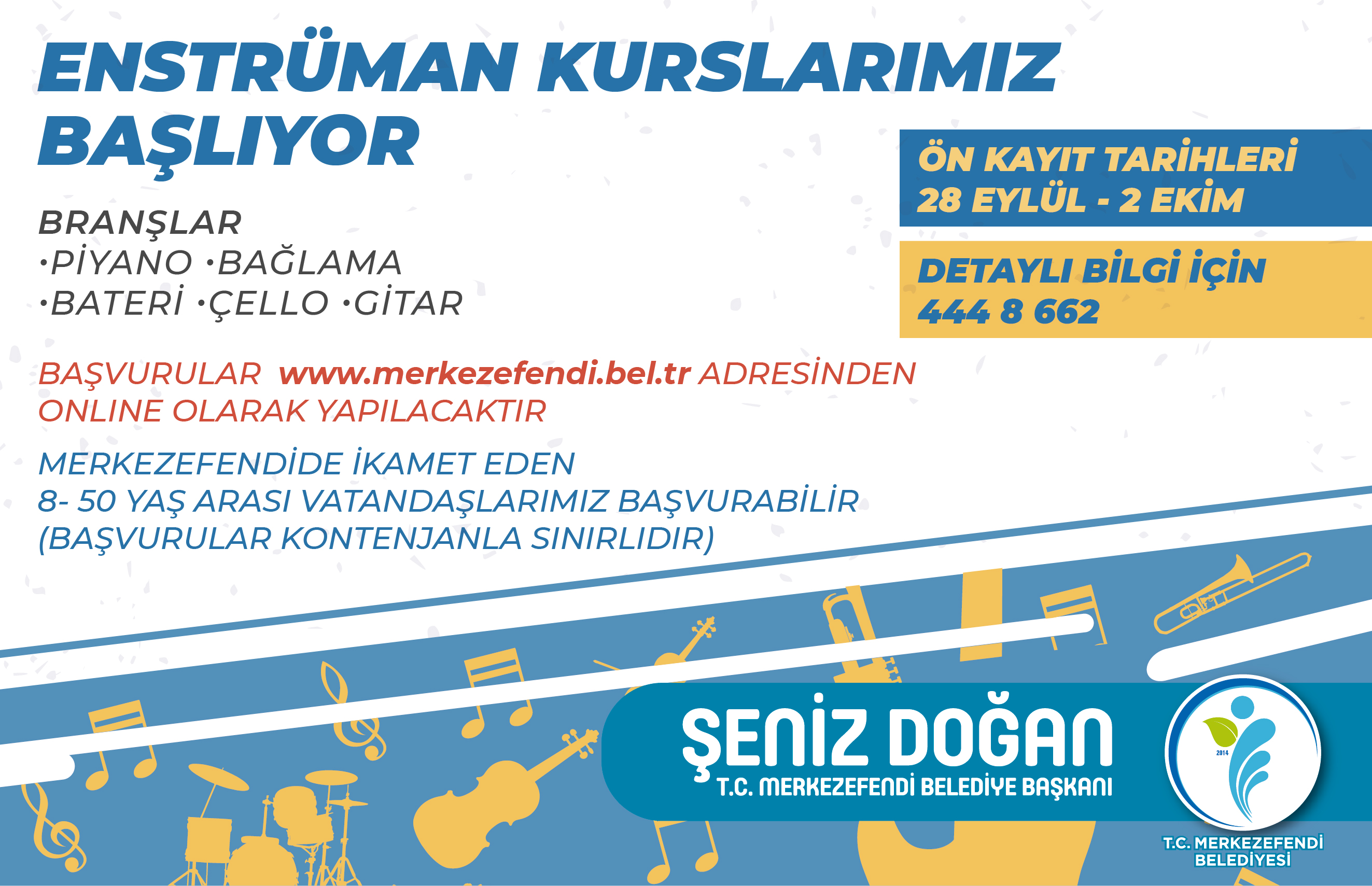 Merkezefendi’de kurs kayıtları başladı