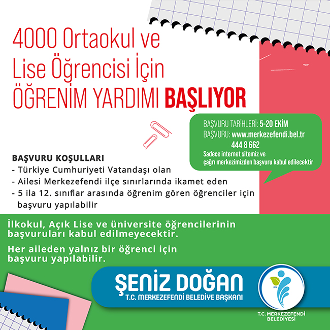Başvurular bugün başladı