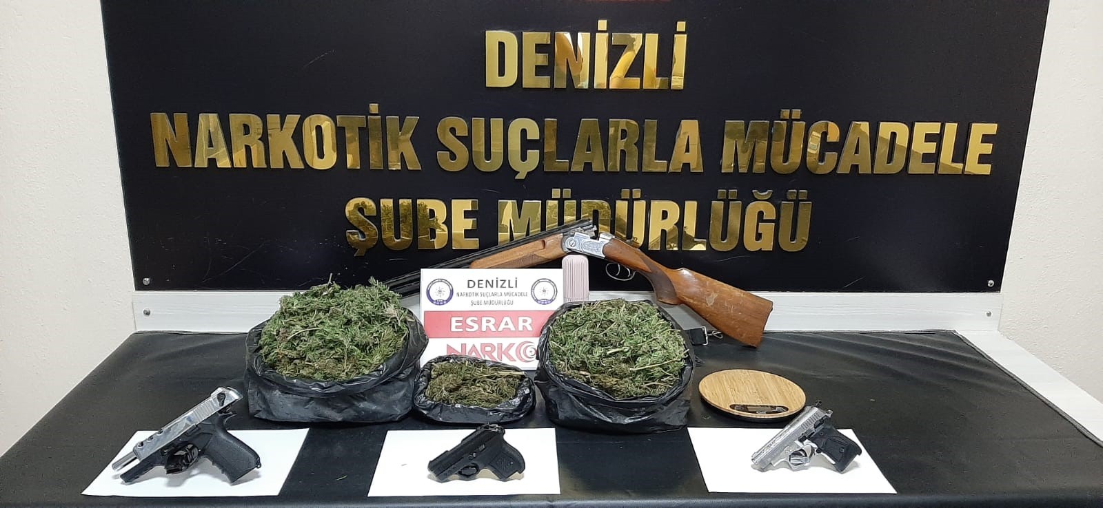 Denizli Emniyetinden dev uyuşturucu operasyonu