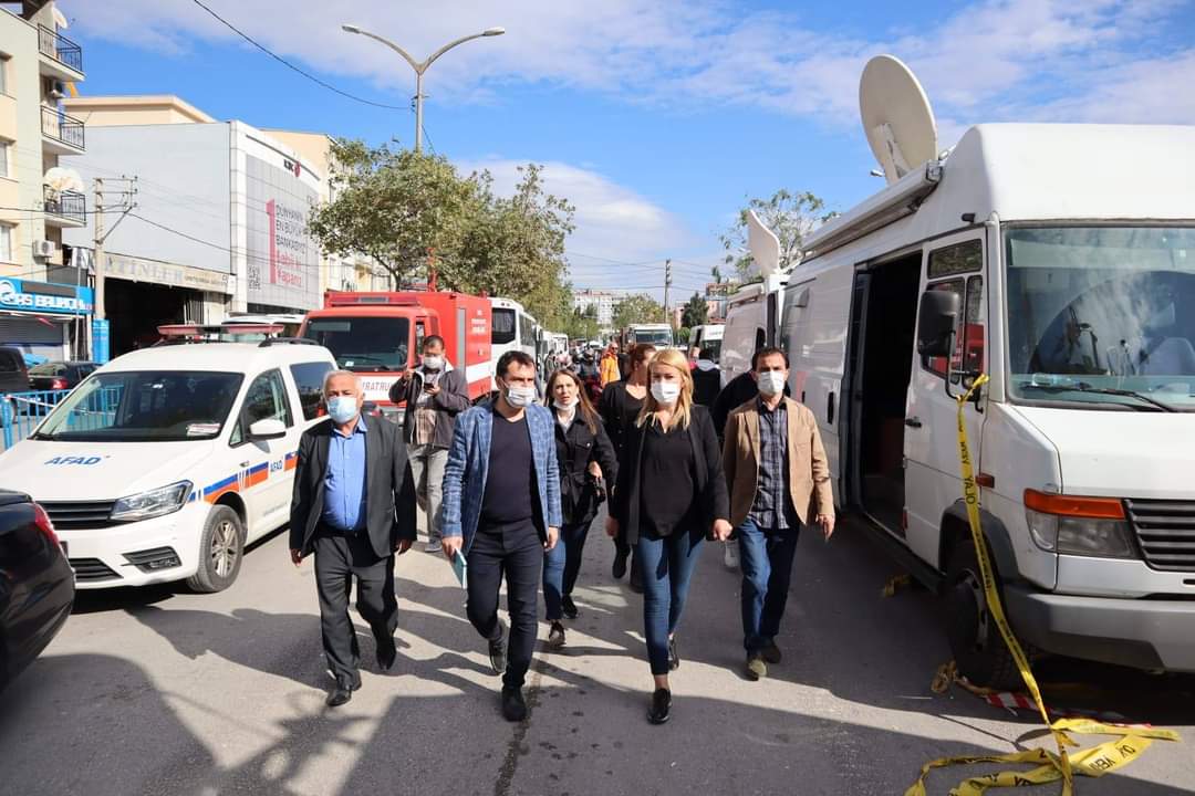 Başkan Doğan deprem bölgesinde