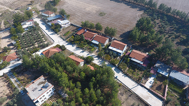 Küçükdere’de sokaklar yenilendi