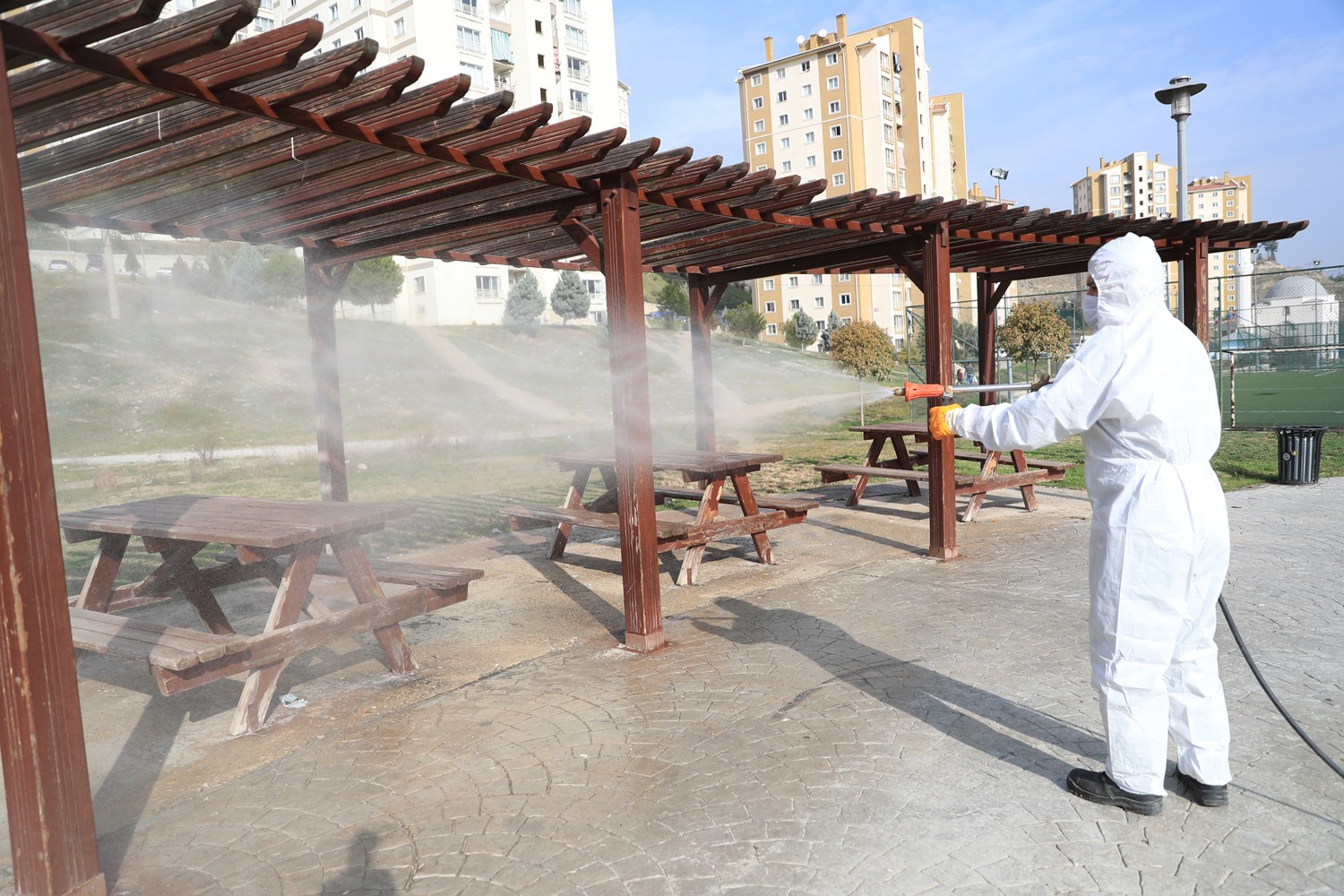 Pamukkale Belediyesi kısıtlamalarda da hizmetlerine devam etti