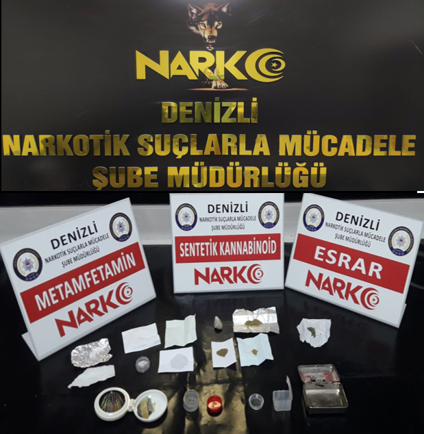 Denizli'de uyuşturucudan 32 kişi gözaltına alındı