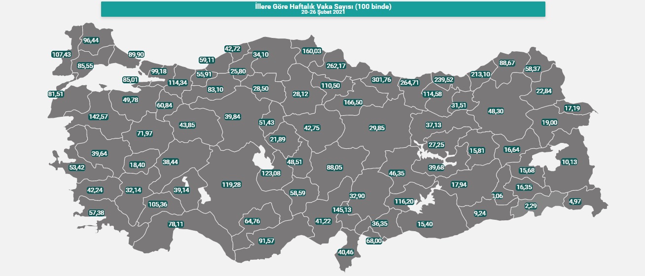 Denizli'de vaka sayısı yükseldi