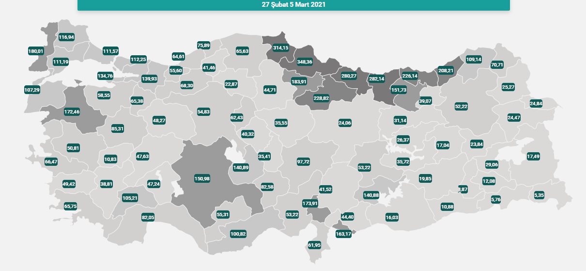 Denizli'de korkutan vaka artışı