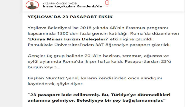 PAÜ'den 387 öğrenciye pasaport çıkarılmış