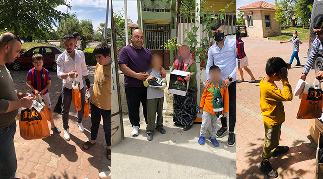 Maçta taraftar, dışarda yardım meleği oldular