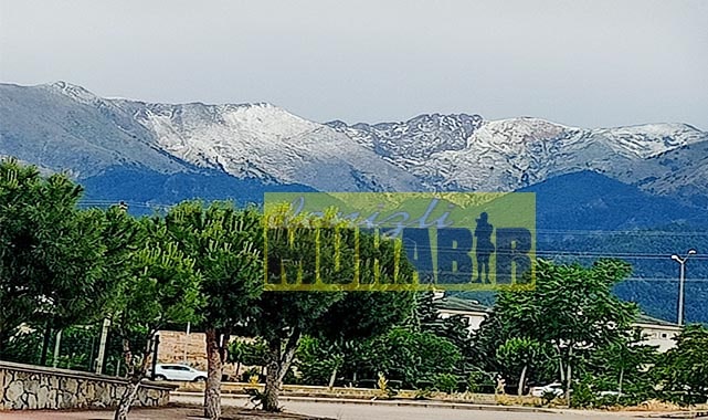 Denizli'ye Haziran’da kar yağdı