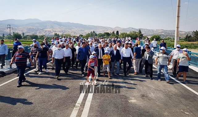 Sarayköy Menderes köprüsü trafiğe açıldı