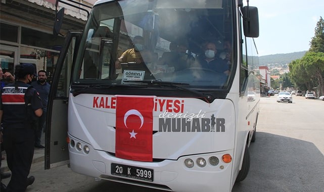 Kaleli gönüllüler Milas’a uğurlandı