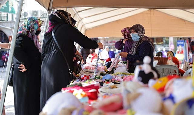 Kadın girişimciler hünerlerini sergiledi