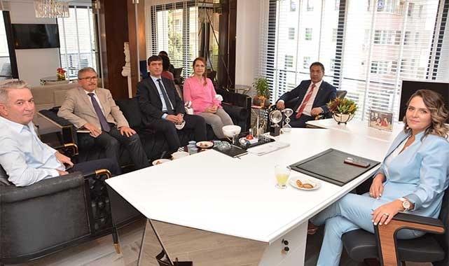 DTO BAŞKANI ERDOĞAN, KAPI KAPI DOLAŞIYOR