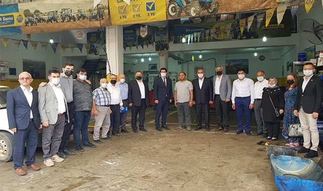 Yücel Başkan ilçe ziyaretlerini tamamladı