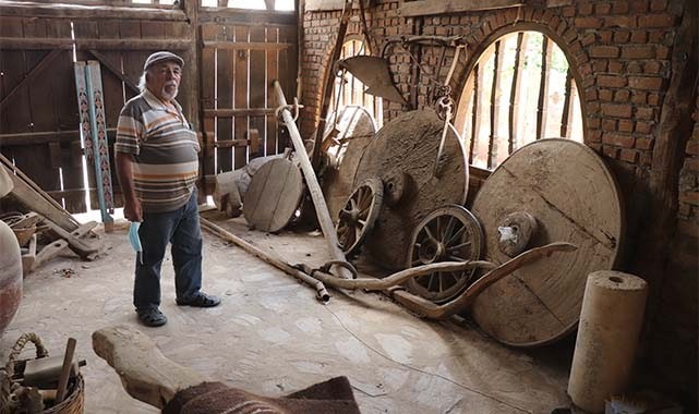 Baba ocağına dönen gurbetçi, ata yadigarıyla köyüne müze kurdu
