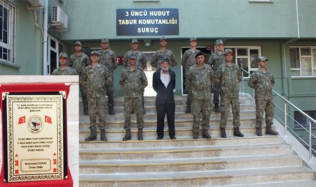 Elmacı Dede'den Mehmetçiğe duygulandıran hediye