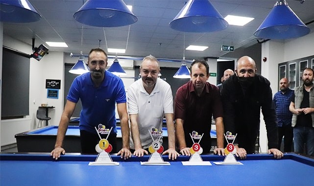Bilardonun şampiyonları Denizli'de buluştu