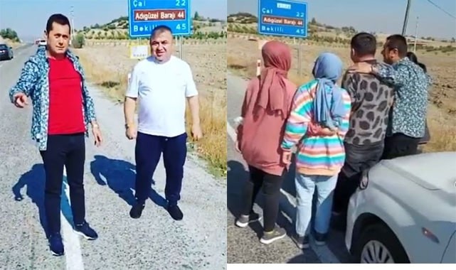 Ünlü sanatçı kaybettiği iddia yüzünden yol kenarında şınav çekti