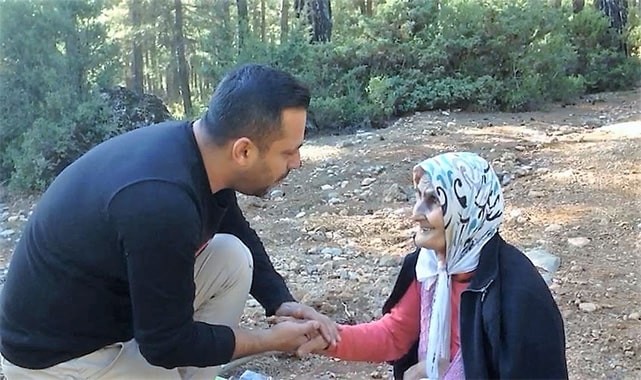 Yaşlı kadın böyle bulundu