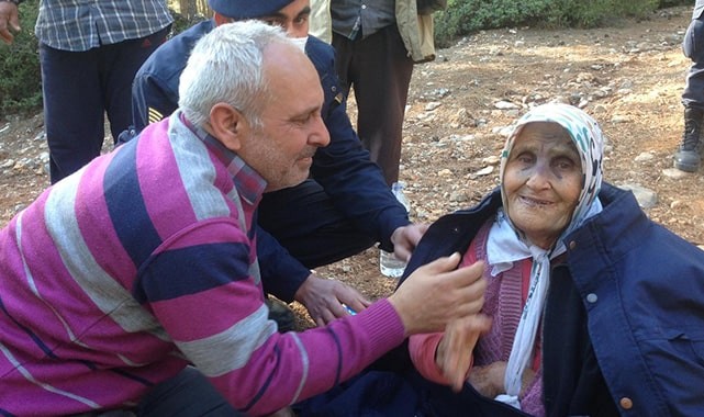 Yaşlı kadın böyle bulundu