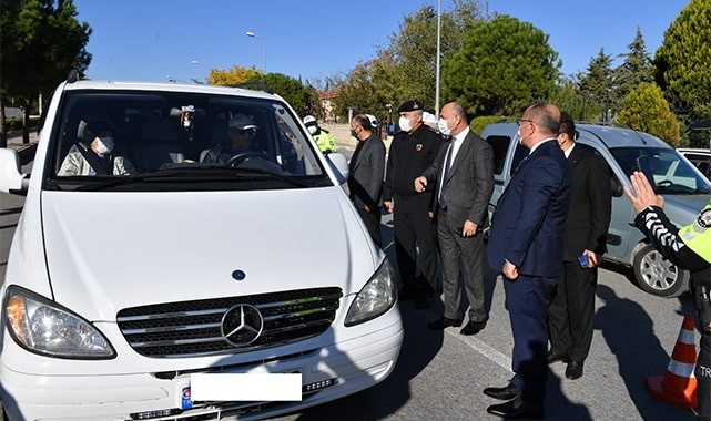 Vali Trafik denetimine çıktı