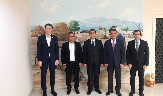BAŞKAN HEM AĞIRLADI HEM MÜJDE VERDİ