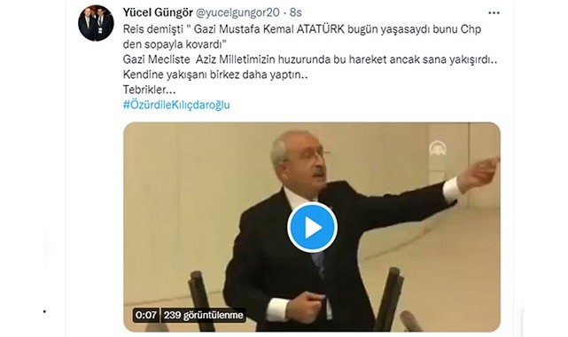 “Kılıçdaroğlu, kendine yakışanı yaptı”