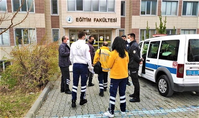Üniversite öğrencisi kendini 4. Kattan attı