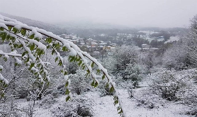 Kar yükseklerde etkili oldu