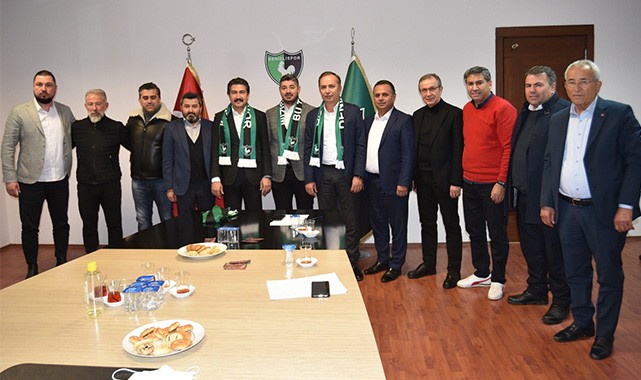 Cahit Özkan ve Ceylan, Denizlispor'u ziyaret etti
