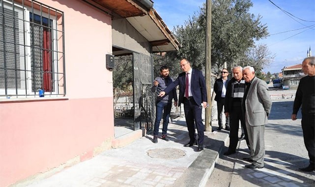 BAŞKAN ÖRKİ, ÜSTYAPI ÇALIŞMALARINI YERİNDE İNCELEDİ
