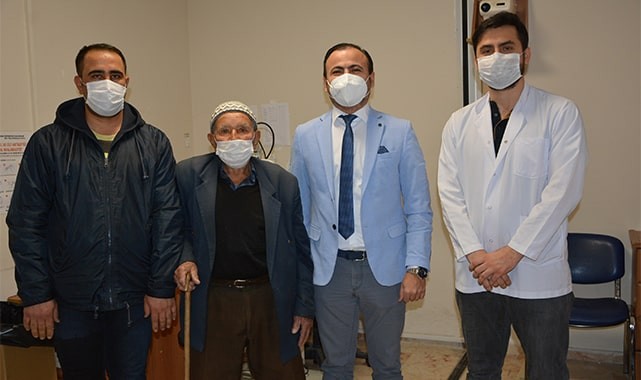 20 yıldır görmeyen gözü PAÜ Hastanesinde açıldı