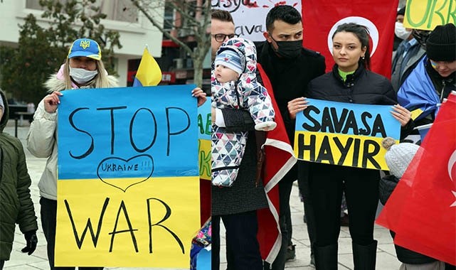 Ukraynalı gelinlerden ‘savaşı durdurun’ çağrısı