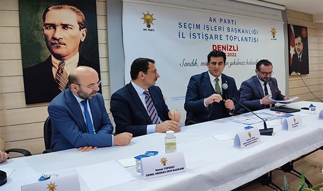 AK Parti Denizli İl Başkanlığı, Seçim İşleri İstişare Toplantısı’nı gerçekleştirdi
