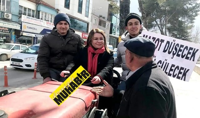 Denizli’de çiftçi ve minibüsçüler eylem yaptı