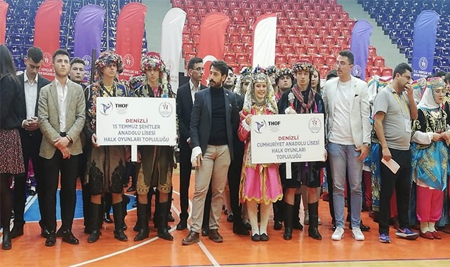 Altın madalya Denizli’nin