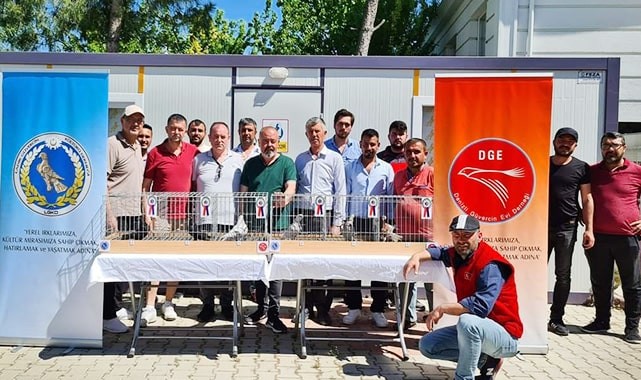 Denizli ırkı ‘Tokur’ güvercinler podyuma çıktı