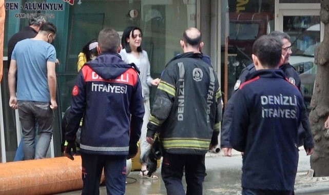 Genç kız kalabalığa korku dolu anlar yaşattı