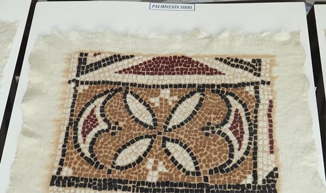 1700 yıllık kilisenin motifleri geleneksel yöntemlerle keçeyle işlendi