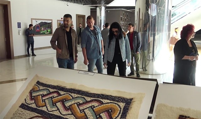 1700 yıllık kilisenin motifleri geleneksel yöntemlerle keçeyle işlendi