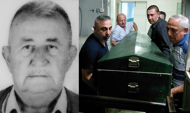 Asker torununun yemin töreninde kalbine yenik düştü