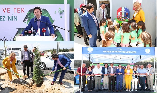 DENİZLİ’NİN İLK VE TEK ATIK GETİRME MERKEZİ’NİN AÇILIŞI YAPILDI