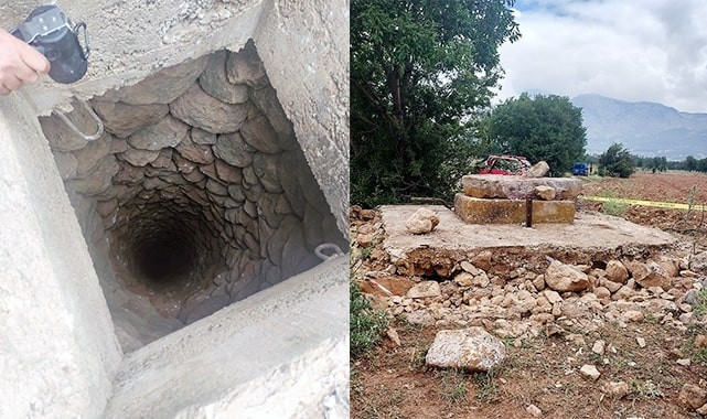 Ölü bulunan gençlerin yakılarak atıldıkları kuyunun görüntüleri ortaya çıktı