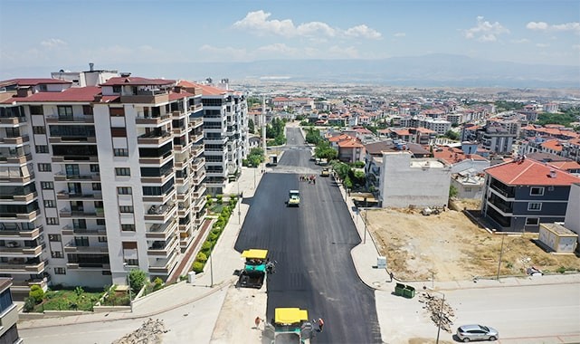 HÜSEYİN ÇOKAL CADDESİ'NDE BİRİNCİ ETAP TAMAMLANDI