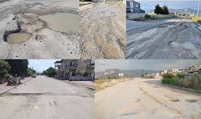 Honaz’ın yolları köstebek yuvasına döndü
