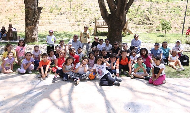 OKUL STRESİNİ ŞEMİKLER DOĞAL YAŞAM PARKI'NDA ATIYORLAR