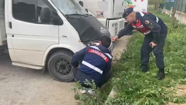 Jandarmanın dikkati olayı aydınlattı