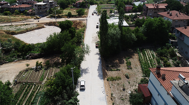 PAMUKKALE BELEDİYESİ’NDEN KİLİT PARKE YOL ATAĞI