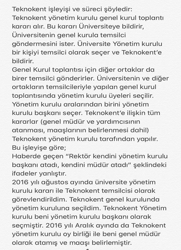 Rektör Bağ, yaşananların içyüzünü anlattı