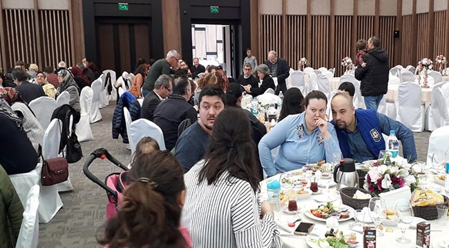 Denizli'deki göçmenler hasret giderdi