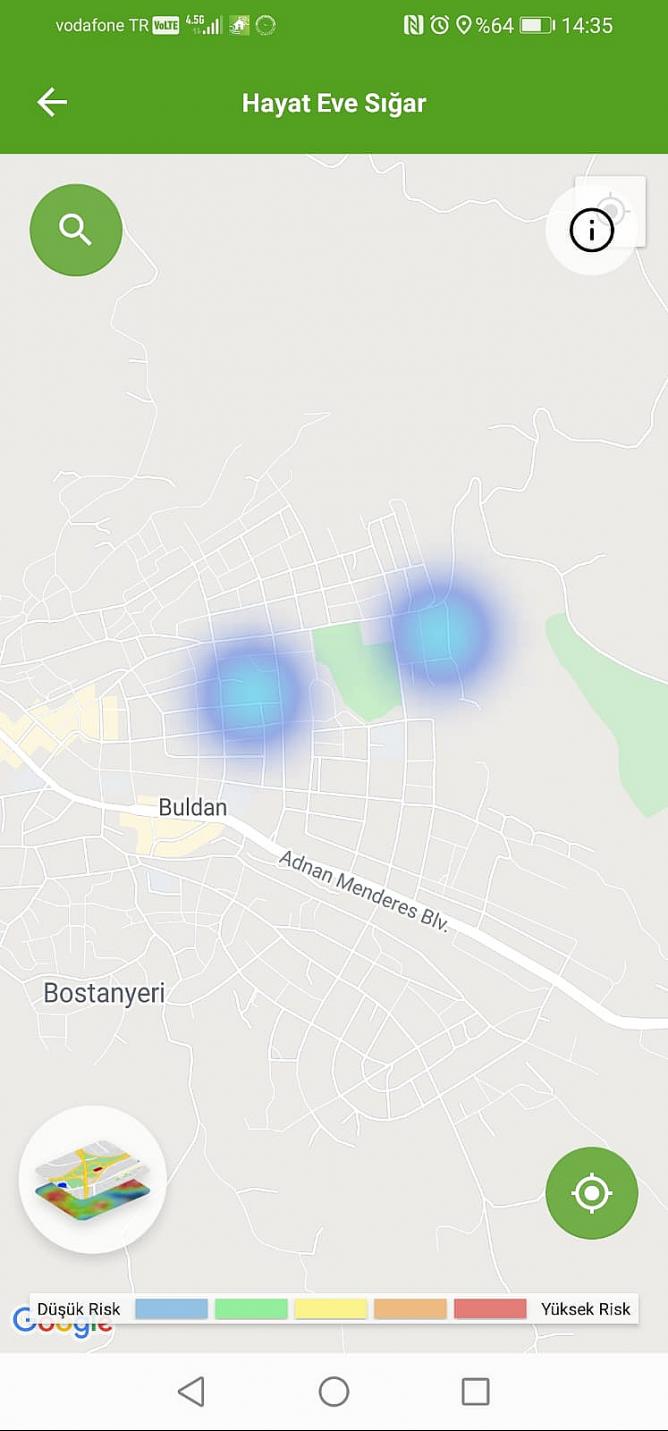 Denizli korona haritasında değişiklik var